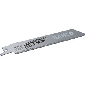 Bahco Bahco Karbidinės tiesinio pjūklo geležtės su deimantiniu grūdėtumu 150mm*1,23mm ketui, plytelėms ir keramikai 2vnt