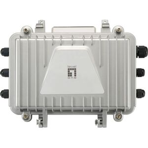 Konwerter światłowodowy LevelOne LevelOne PFE-1014R przedłużacz sieciowy Odbiornik sieci Szary