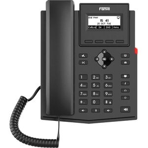 Telefon Fanvil Fanvil X301P telefon VoIP Czarny 2 linii LCD