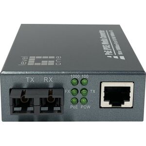 Konwerter światłowodowy LevelOne LevelOne GVT-2014 konwerter sieciowy 1000 Mbit/s 1310 nm Pojedynczy Szary