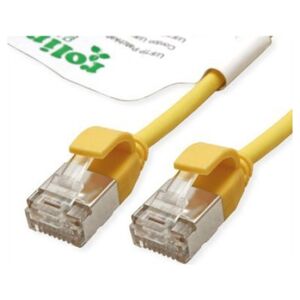 Roline ROLINE GREEN U/FTP Patchkabel Kat.6A Class EA LSOH slim gelb 0,3m