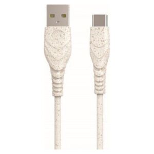 Kabel USB BIOnd USB-A - USB-C 1.2 m Biały (BIO-12-TC)
