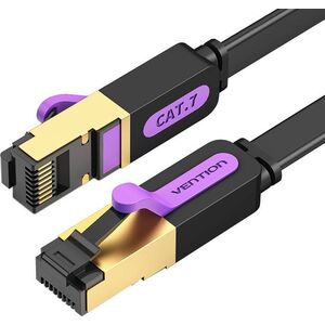 Vention Płaski kabel sieciowy kat.7 Vention ICABG 1,5m czarny