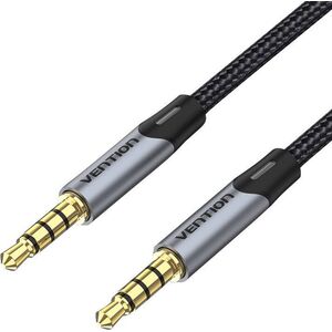 Kabel Vention Kabel audio TRRS 3,5mm męski do męskiego kabla Aux 1m Vention BAQHF Szary