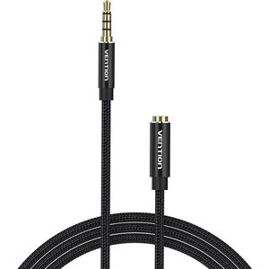 Kabel Vention Przedłużacz audio TRRS 3,5mm męski do 3,5mm żeński 3m Vention BHCBI czarny