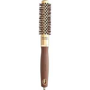 Olivia Garden Olivia Garden Expert Blowout Shine Gold & Brown - plaukų formavimo šepetys - 20 mm