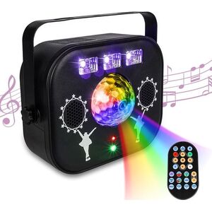 LIGHT4ME LIGHT4ME MULTIBOX multiefekt LED kula disco laser UV stroboskop
