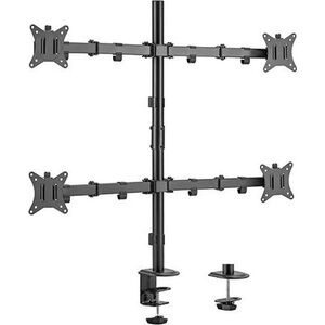 Hismart Uchwyt biurkowy na 4 monitory 17" - 32" (HS082437)