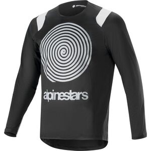 Alpinestars Koszulka długi rękaw ALPINESTARS A-SUPRA OSCAR LS JERSEY, Black Rozmiar: L