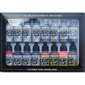 Vallejo Vallejo: Model Air - Metallic Effects 16x 17 mm