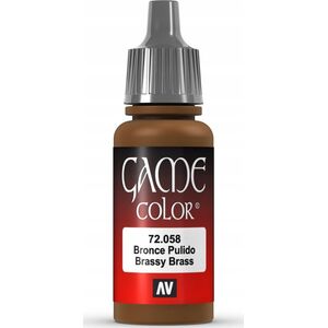 Vallejo Vallejo: 72.058 - Game Color - Metallic - Brassy Brass (18 ml)