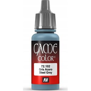 Vallejo Vallejo: 72.102 - Game Color - Steel Grey (18 ml)