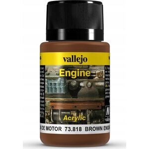 Vallejo Vallejo: 73.818 - Weathering FX - Engine - Brown Engine Soot (40 ml)