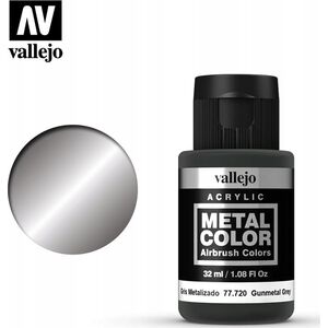 Vallejo Vallejo: 77.720 - Metal Color - Gunmetal (32 ml)