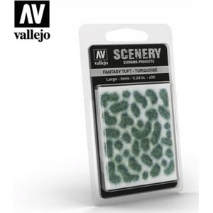 Vallejo Vallejo: Scenery - Fantasy Tuft - Turquoise (6)x35