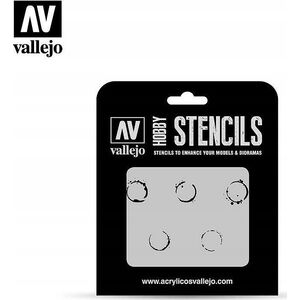 Vallejo Vallejo: Stencils - Drum Oil Markings