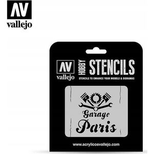 Vallejo Vallejo: Stencils - Vintage Garage Sign