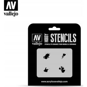 Vallejo Vallejo: Stencils - Petrol Spills
