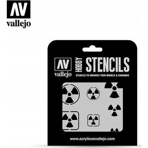 Vallejo Vallejo: Stencils - Radioactivity Signs