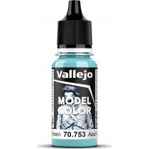 Vallejo Vallejo: 70.753 - Model Color - Light Blue Green (18 ml)