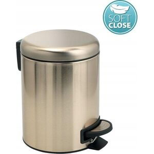 Kosz na pranie Sourcing POTTY PEDAL BIN 3 LT MATT GOLD