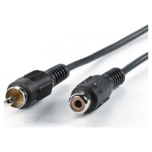 Kabel Value VALUE cinch-verlengkabel simplex M/F, 5 m