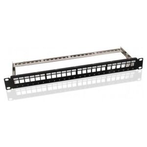 Goobay Panelu krosowego 19-calowego (48,3 cm) Keystone, 24 porty
