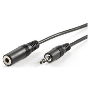 Kabel Value VALUE przedłużacz audio 3,5 mm M/F, czarny, 2 m
