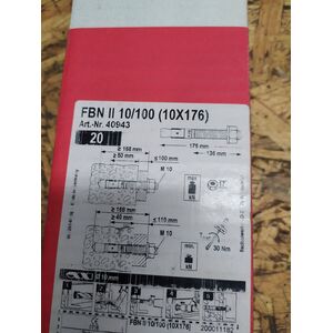 Sourcing Anchor bolt FBN II 10/100 10x175 mm