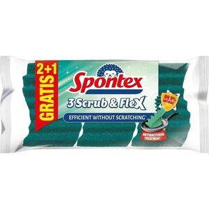 Spontex Spontex Zmywak Kuchenny Scrub Flexy 3szt 19400320...
