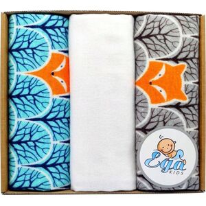 EgaKids EGAKIDS flannel wraps, 0m+, 70/80, 3 pcs., mix, 719