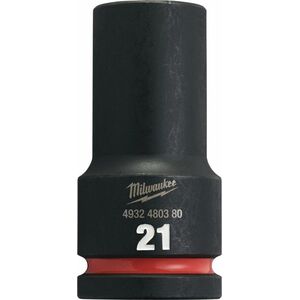 Milwaukee MILWAUKEE IMPACT SOCKET. 3/4" 21mm LONG