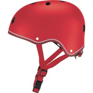 Globber Kask na rower rolki hulajnogę deskorolkę dziecięcy Globber Kids z tylną lampką LED rozmiar XS/S kolor czerwony 505-102