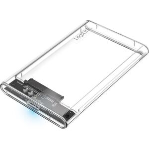 LogiLink LogiLink Festplattengehäuse 2,5'' transparent USB 3.0