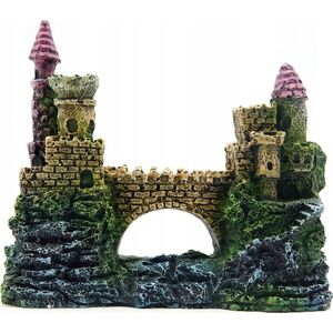 Aqua Nova AQUA NOVA OZDOBA ZAMEK DWIE WIEŻE         13,5x6x11cm
