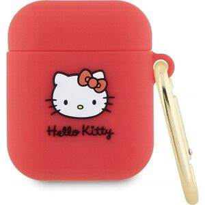 Sourcing Hello Kitty HKA23DKHSF Airpods 1/2 cover fuchsia/fuschia Silicone 3D Kitty Head