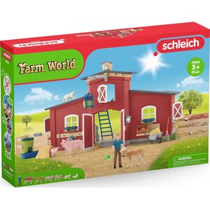 Figurka Schleich SCHLEICH FARM WORLD playset Red Barn with Animals