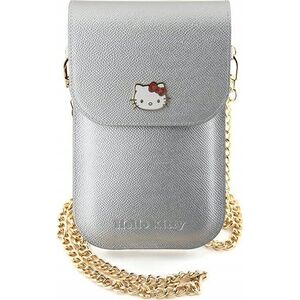 Sourcing Hello Kitty Handbag HKOWBPGHDLMS silver/silver Leather Metal Logo Chain