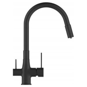 Bateria kuchenna Sourcing MIXER KITCHEN GLAMOUR WITH FILTER BLACK