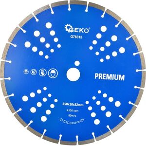 Geko Tarcza diam.350x10x25,4mm segment. GEKO PREMIUM by laser(10)