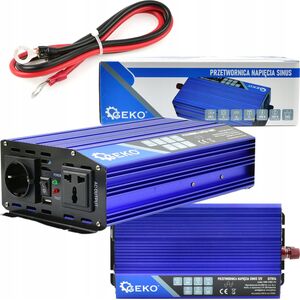 Przetwornica Geko Przetwornica napięcia SINUS 12V/230V 1000/2000W (4)