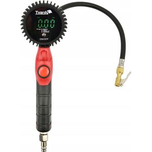 Tvardy Profesjonalny pistolet do pompowania kół z cyfrowym manometrem LED 0-18bar (20)
