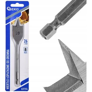 Wiertło Geko Wiertło łopatkowe do drewna 26x152mm HEX (20/200)