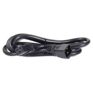 Kabel zasilający Bachmann BACHMANN przewód zasilający IEC320/C19-C20 16A/250V złącze IEC, czarny, 2 m