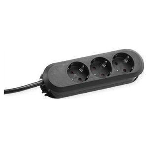 Kabel zasilający Bachmann Listwa zasilająca BACHMANN SMART 3x gniazdo z uziemieniem, czarna, 3 m