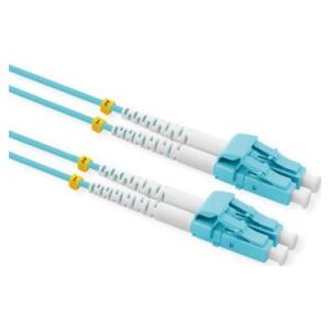 Value VALUE kabel światłowodowy 50/125m OM3, LC/LC, złącze Low-Loss, turkusowy, 3 m