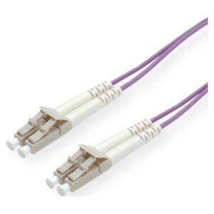 Roline ROLINE 50/125m OM4, LC/LC, fioletowy, 7 m