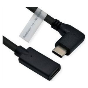 Kabel Roline ROLINE Kabel wideo typu C, przedłużacz USB-C (DP Alt Mode) C-C, M/F, zwart, 2 m