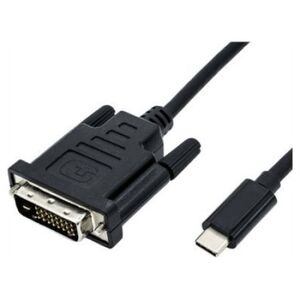 Adapter AV Roline Kabel adaptera ROLINE USB typu C - DVI, M/M, 1 m