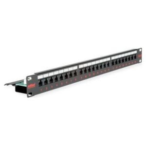 Roline Patch panel ROLINE Cat.6 (Class E) 19, 24P, nieekranowany, czarny